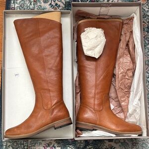 Franco Sarto Brown Over the Knee Boots